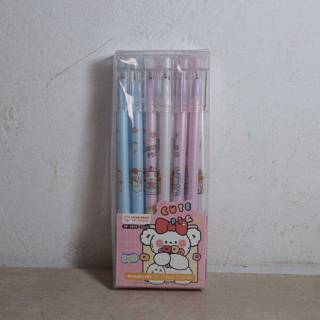 

Pulpen Gel Karakter Bisa Di Hapus Murah Isi 12 Pcs