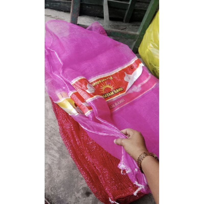 Karung Bawang Bekas