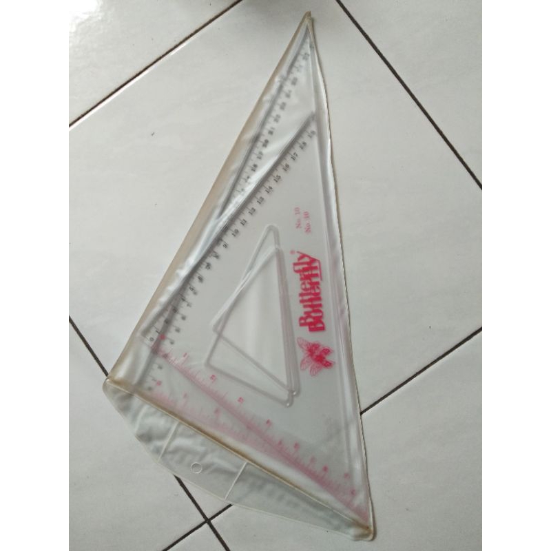 

Penggaris Butterfly No. 8 dan No. 10