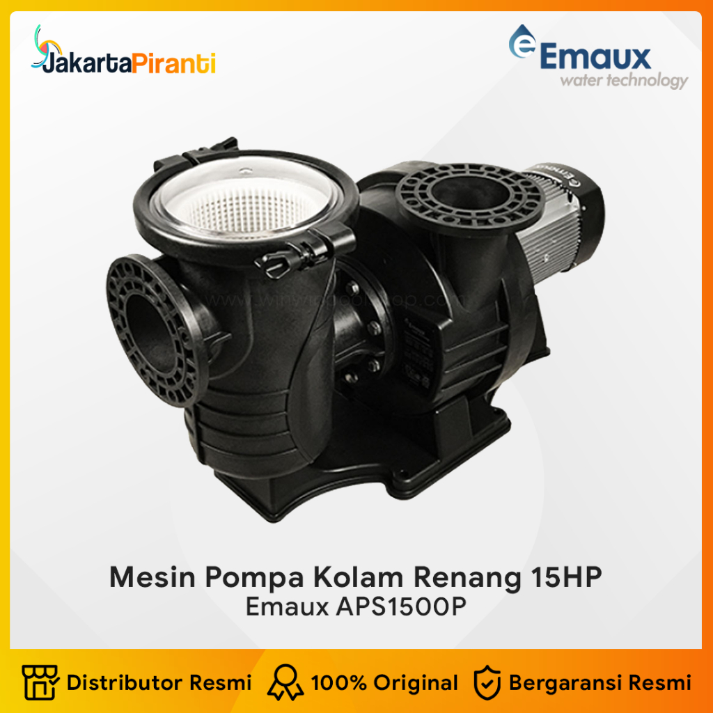 Mesin Pompa Kolam Renang Emaux APS1500P - 1450 RPM 4 Poole