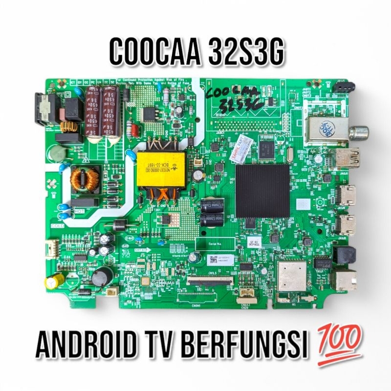 MB MAINBOARD MESIN TV COOCAA 32S3G ANDROID