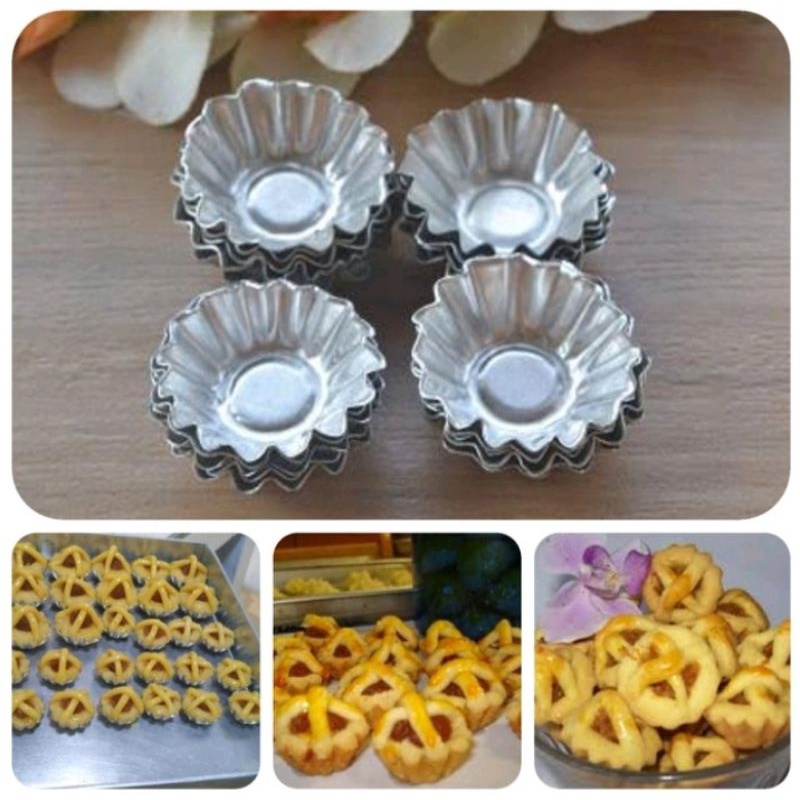 20 pcs Cetakan Kue Nastar / Cetakan Kue Nastar Bunga Matahari Besa