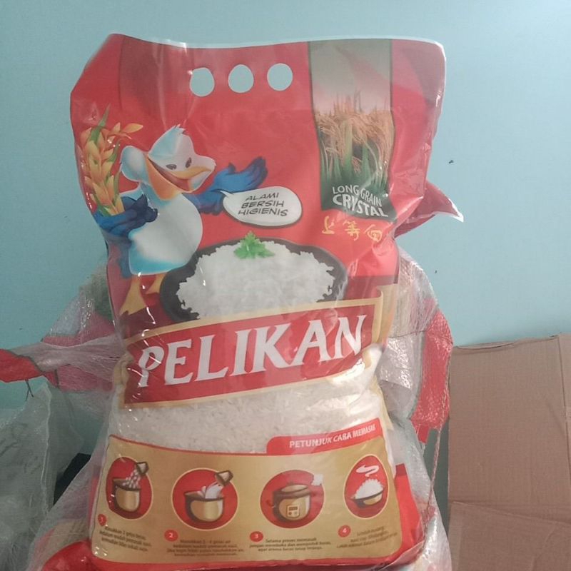 

Beras pelikan 5kg (5pcs)