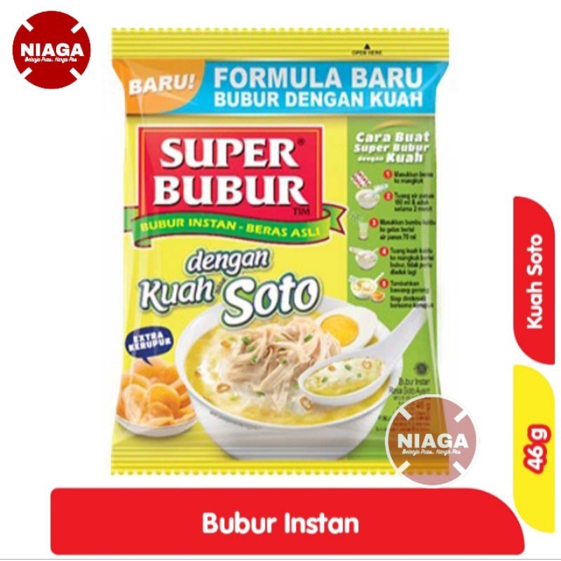 

Super Bubur Instan Kuah Soto 46 g