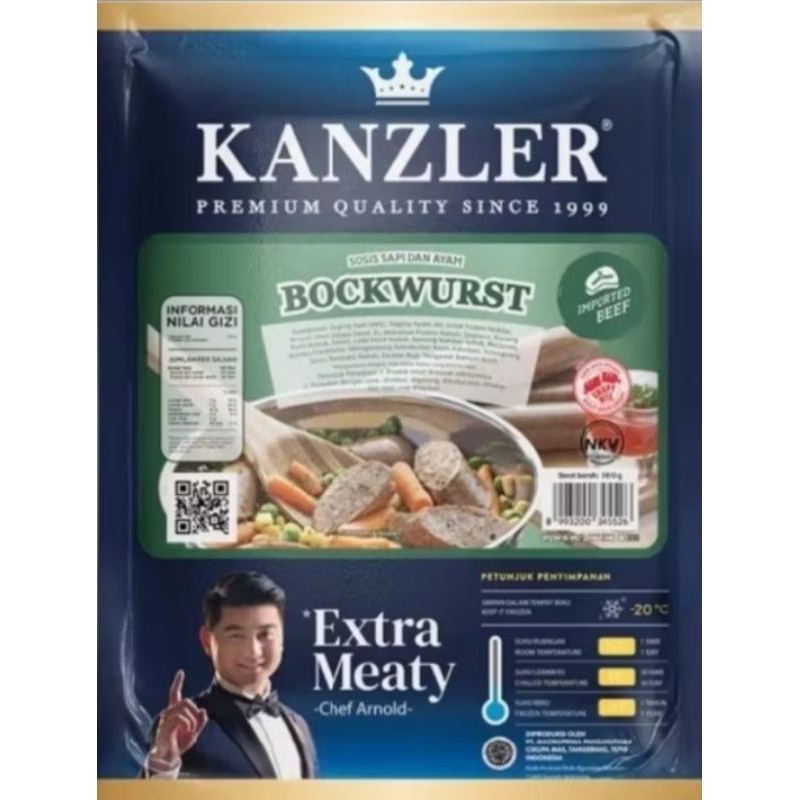

Kanzler Sosis Bockwurst 360gr