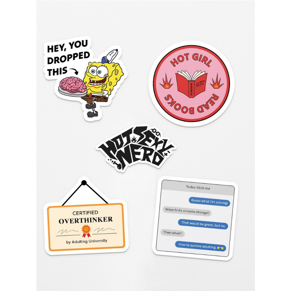 

Sticker Hot Sexy Nerds - 6CM [Isi 5]