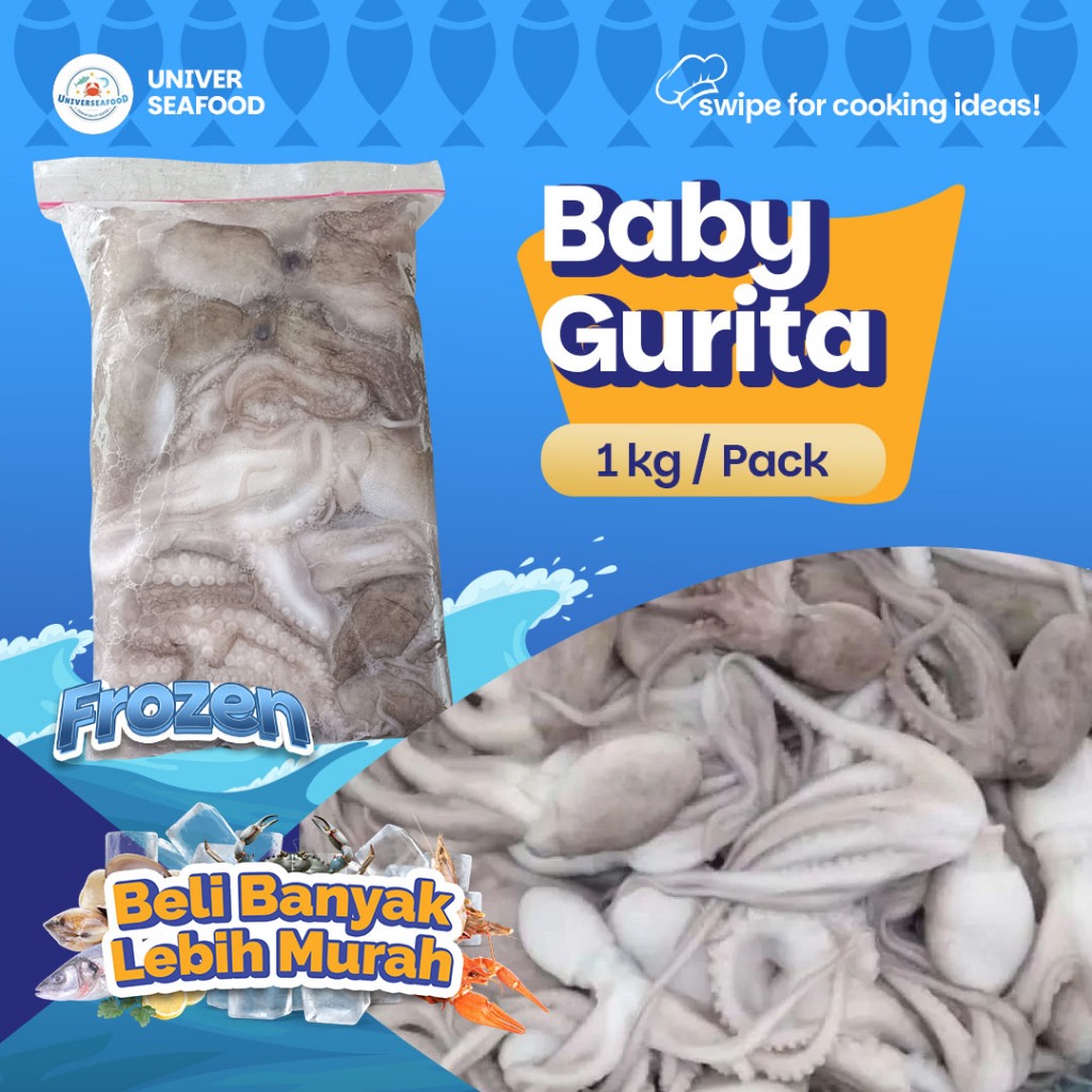 

Baby Gurita Frozen 1kg, Termurah (Harga Grosir)