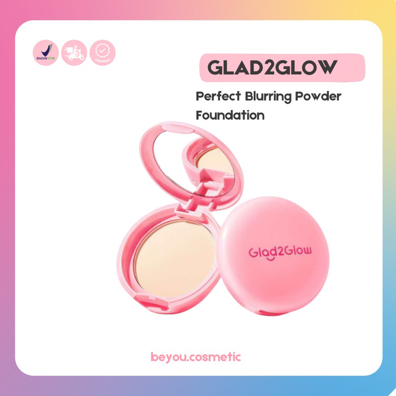 GLAD2GLOW PERFECT BLURRING POWDER FOUNDATION | G2G POWDER FOUNDATION | G2G BEDAK PADAT