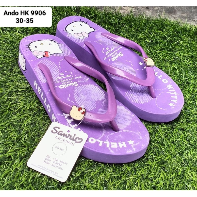 Sandal Wedges Anak - Sandal Perempuan HK 9906 ANDO - Sandal Jepit
