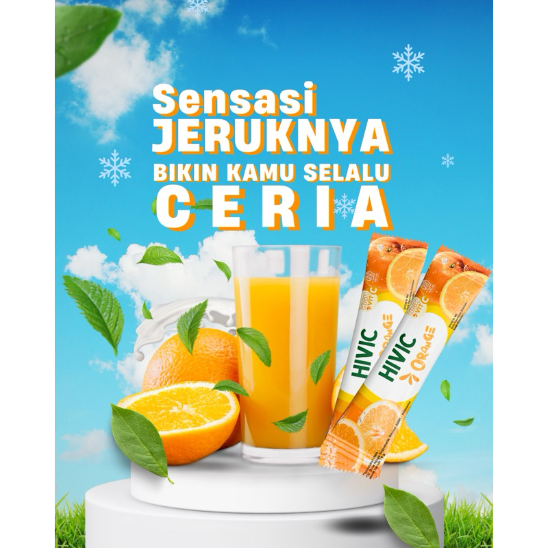 

HIVIC (High Vitamin C) - Rasa Orange