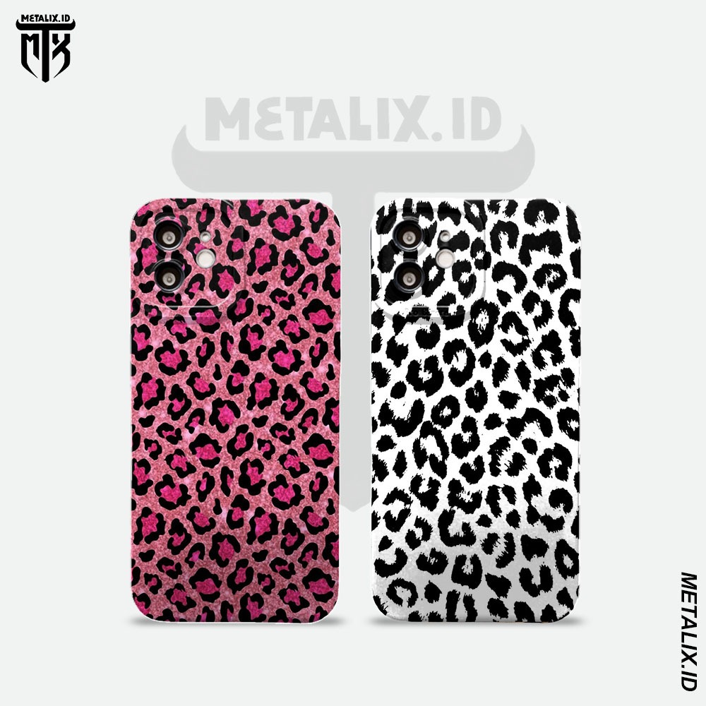 CASE IPHONE 11 15 14 13 12 7 8 PLUS X XR XS PRO MAX  - LEOPARD 2 - CASING PRO CAMERA SOFTCASE PREMIU
