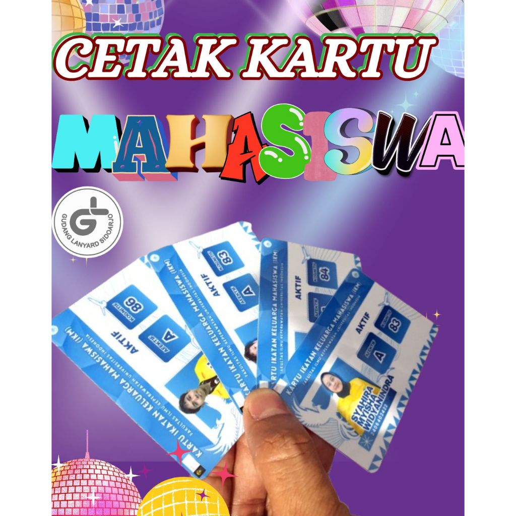 

CETAK ID CARD / KARTU VISITOR / MEMBER CARD / KARTU PEGAWAI / KARTU PELAJAR STANDART min 10pcs