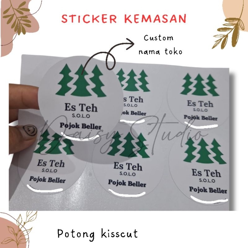 

STIKER VINYL LABEL KEMASAN PRODUK (Baca Deskripsi)