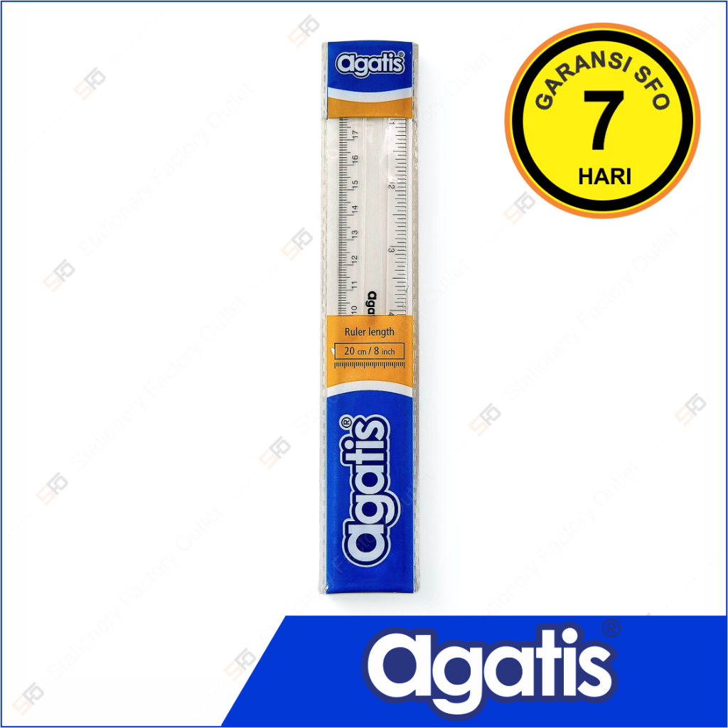 

Penggaris Agatis 20cm - SFO Semarang Official