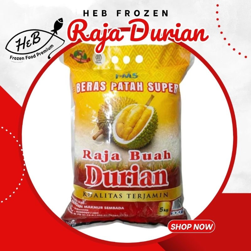 

Beras Raja Buah Durian Premium 5Kg Termurah