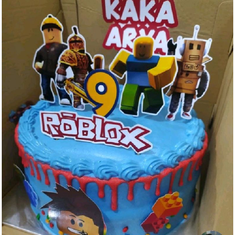 

Cake ultah Anak Roblox