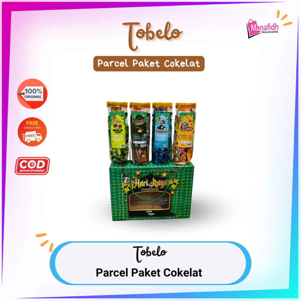 

Tobelo Paket Hampers Cokelat isi 4 Toples