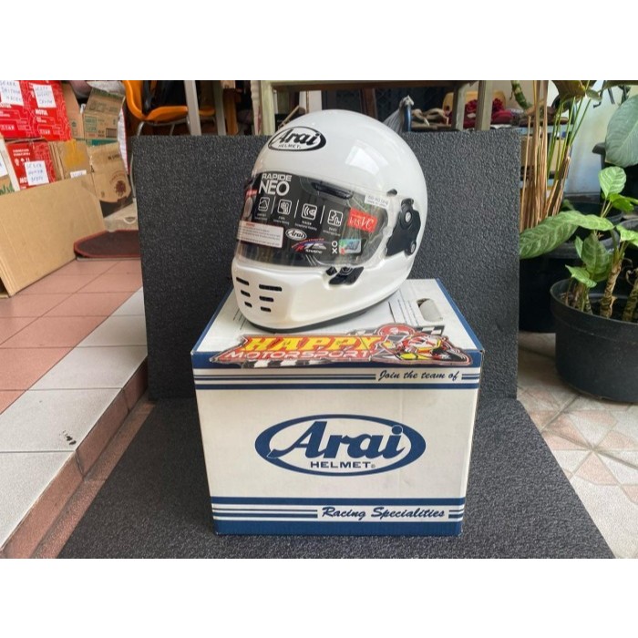 HELM FULL FACE ARAI RAPIDE NEO WHITE
