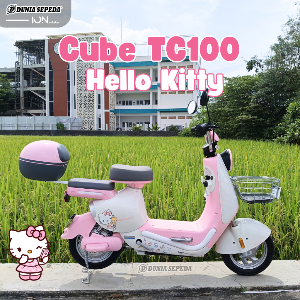 Sepeda Listrik Cube TC100 Hello Kitty