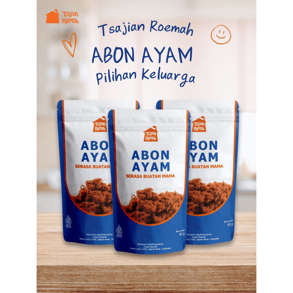 

Tajian Roemah Abon Ayam Pilihan Keluarga 50 gram