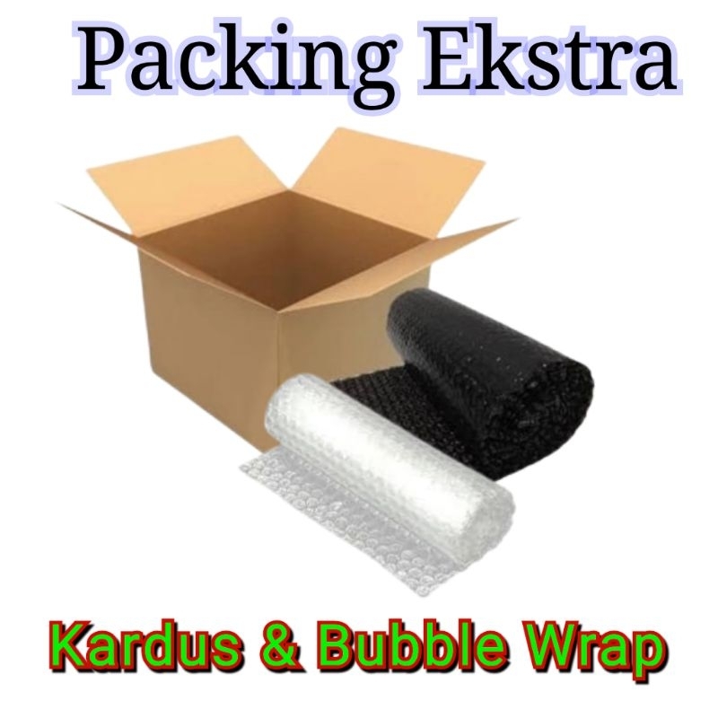 

Packing Kardus Bubble Wrap / Tambahan Packing Kardus Bubble Wrap