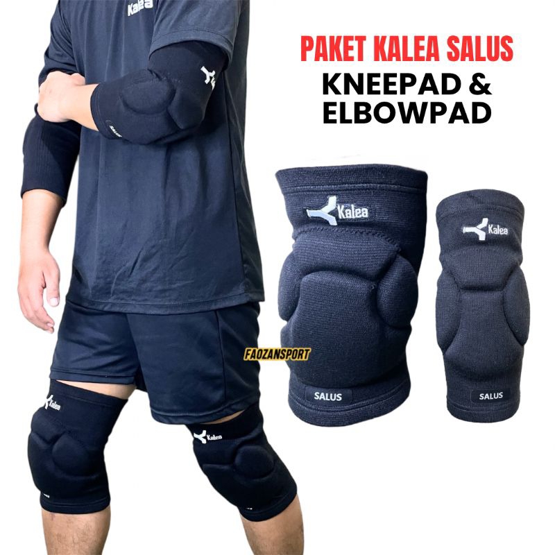 Deker Lutut Kneepad Elbow Kalea Salus Pelindung Lutut Elbowpad pelindung Siku Kiper Futsal Original