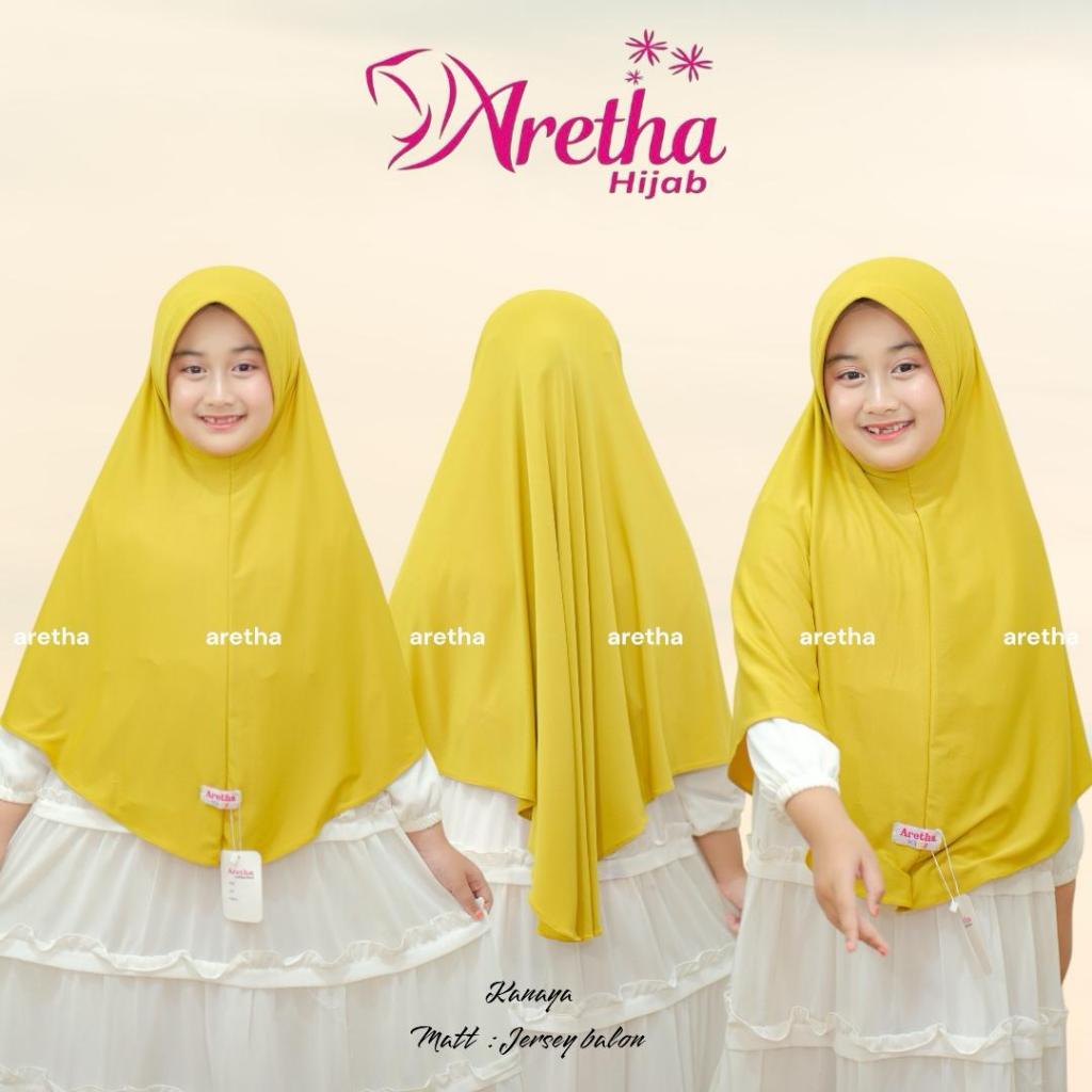 Hijab Anak Jumbo Kanaya Pad Syar'i Untuk Umur 5-9 Tahun