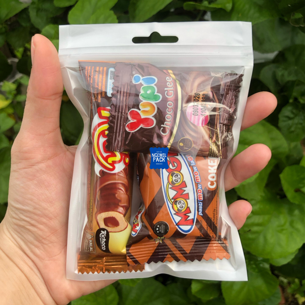 

A07 - Mini Gift Snack / Mini Hampers Snack Tema POLOS COKELAT @50Gr