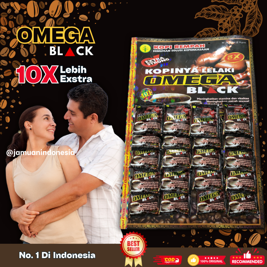 

Kopi Omega Hitam Black Original