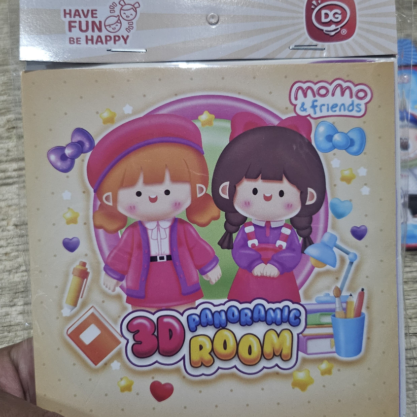 3D room panoramic sticker momo