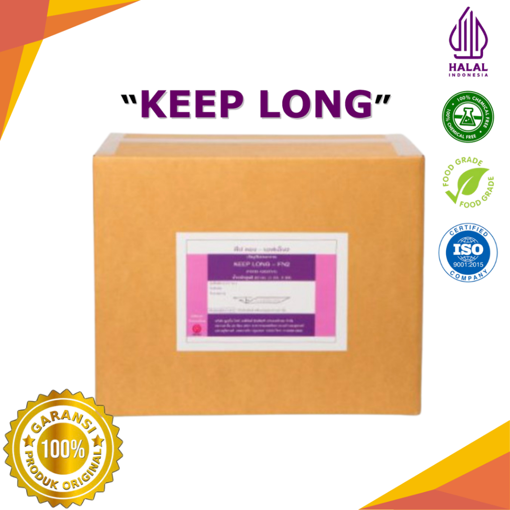 

Bahan tambahan untuk memperpanjang Umur Simpan makanan / Penghambat pertumbuhan bakteri Keeplong ex Original Thailand