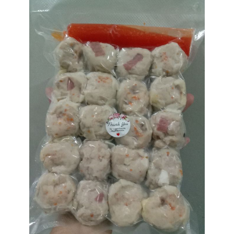 

Dimsum Ayam Medium berat 30-40gr/Pcs (Isi 20)