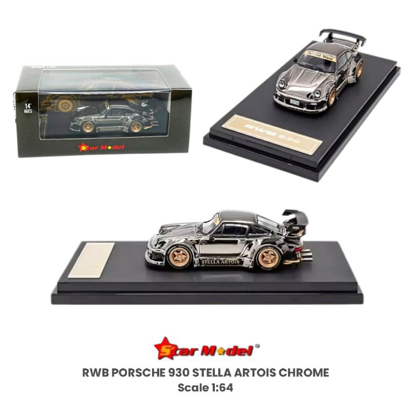 Star Model RWB Porsche 930 Stella Artois Chrome