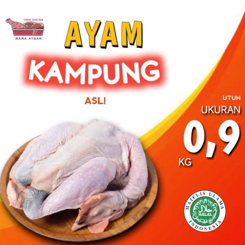 

DAGING AYAM KAMPUNG ASLI 0.9 KG