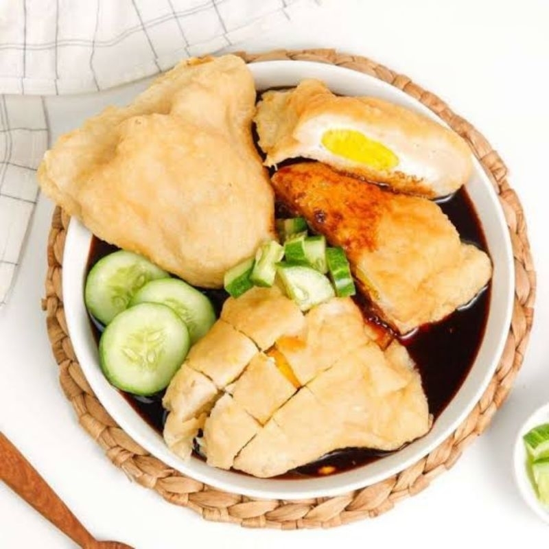 

PEMPEK KAPAL SELAM 5PCS TELUR UTUH PREMIUM palembang asli ikan dijamin segarr tidak bau kemasan vacum