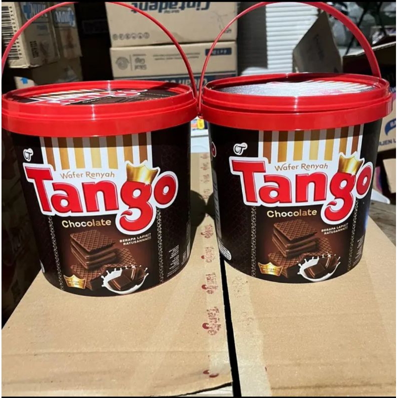 

wafer tango kemasan 20 bungkus + toples cantik