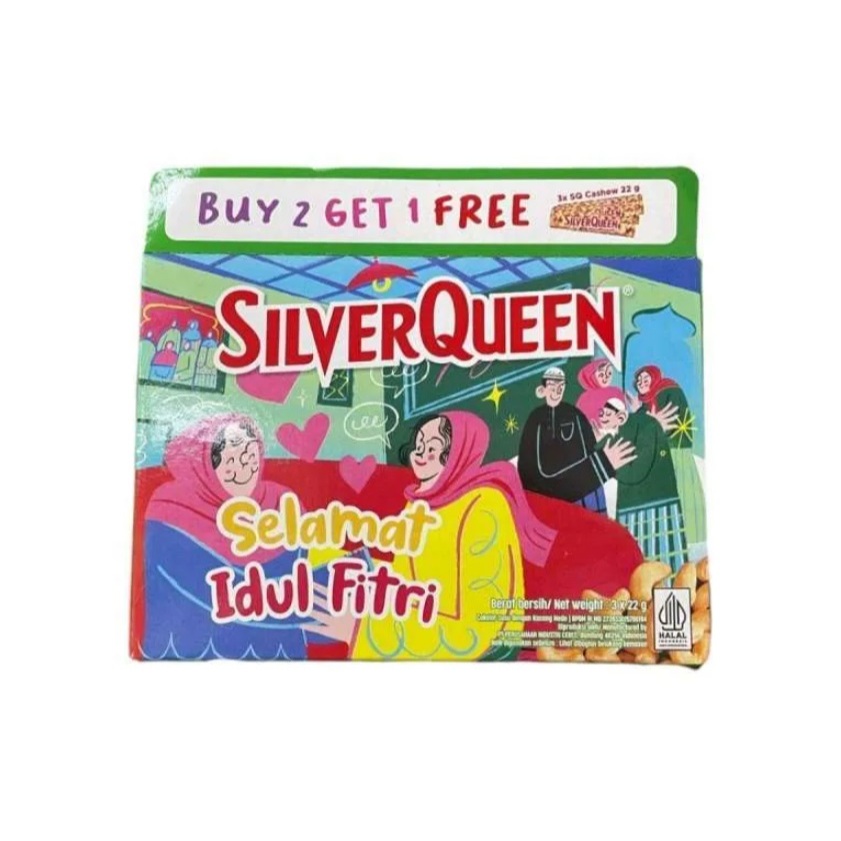 

Silver Queen Cashew Buy 2 Get 1 Edisi Selamat Idul Fitri 3 x 22gram