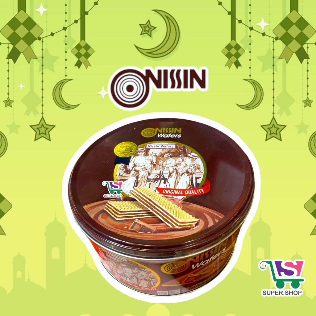 

Nissin Chocolate Wafer Kue Hampers Lebaran KALENG 180 Gram