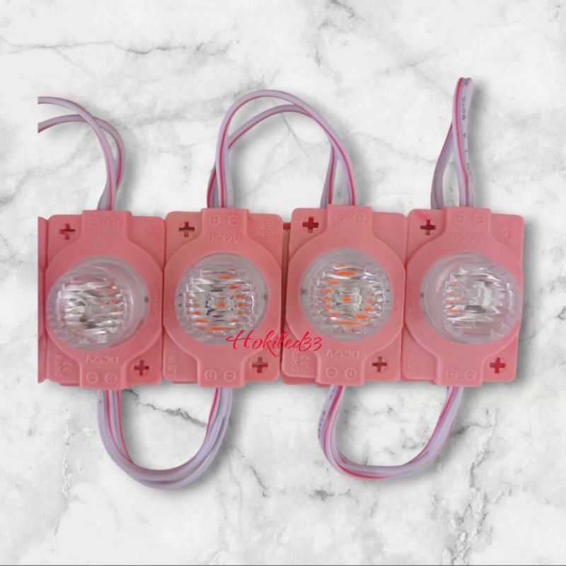 LED module mata 1 (12volt) warna pink