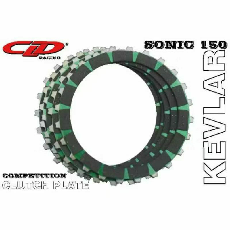 Kampas Kopling Sonic 150,New CBR 150,New CB 150R Type Kevlar by CLD Racing Original