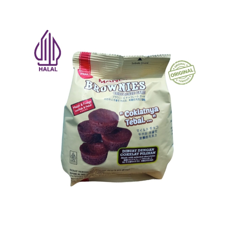 

MANON CAKE BROWNIES CHOCOLATE ORIGINAL 60GR