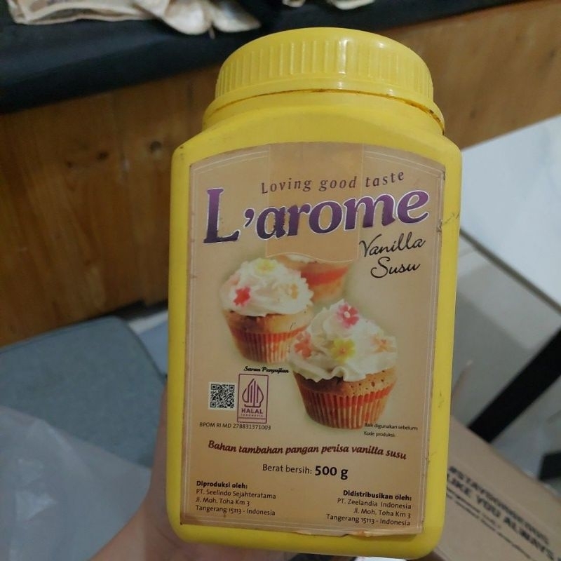 

L'AROME VANILLA SUSU BAHAN TAMBAHAN ADONAN 500GR