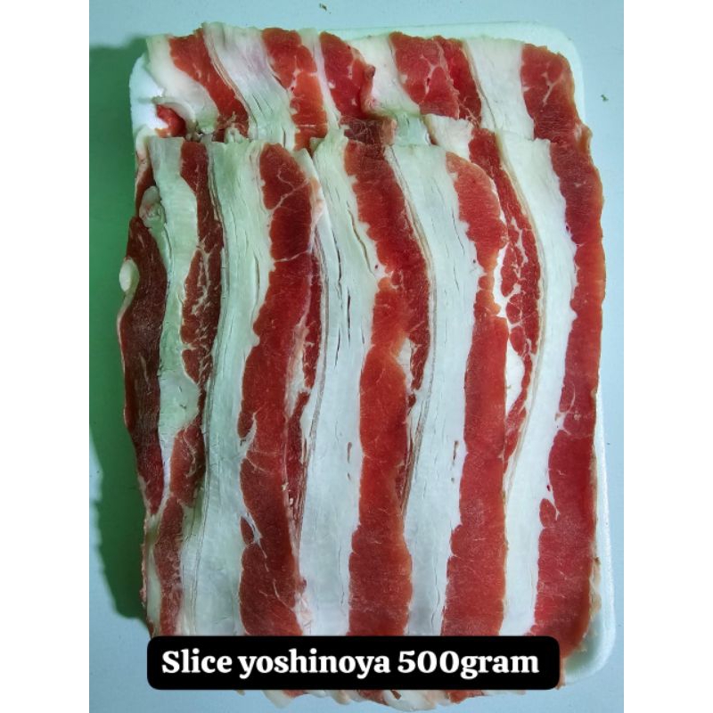 

DAGING LOKAL SLICE YOSHINOYA FROZEN 500GR