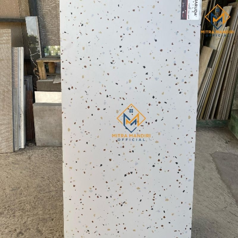 Granite lantai 60x120 Terazzo white | Matt | Garuda tile