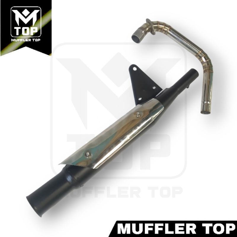 Knalpot Corbi Suara Plor Klokor Cb GL Leheran Stainless Cacing