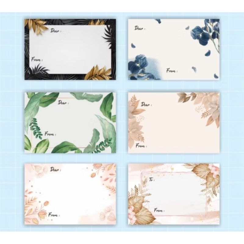 GREETING CARD POLOS- GIFT CARD- KARTU UCAPAN - GREETING CARD AESTETIC