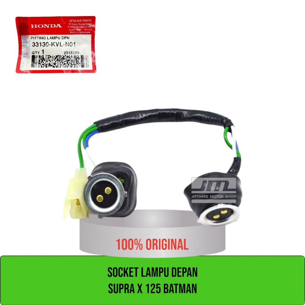 Socket lampu depan supra x 125 batman 33130-KVL-N01