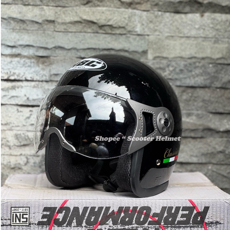 Helm Vespa Original HBC + Visor
