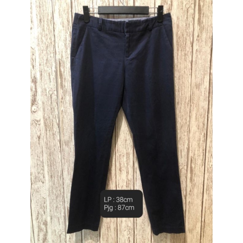 [C027] PRELOVED CELANA PANJANG WANITA BIRU MODEL SKINNY G2000