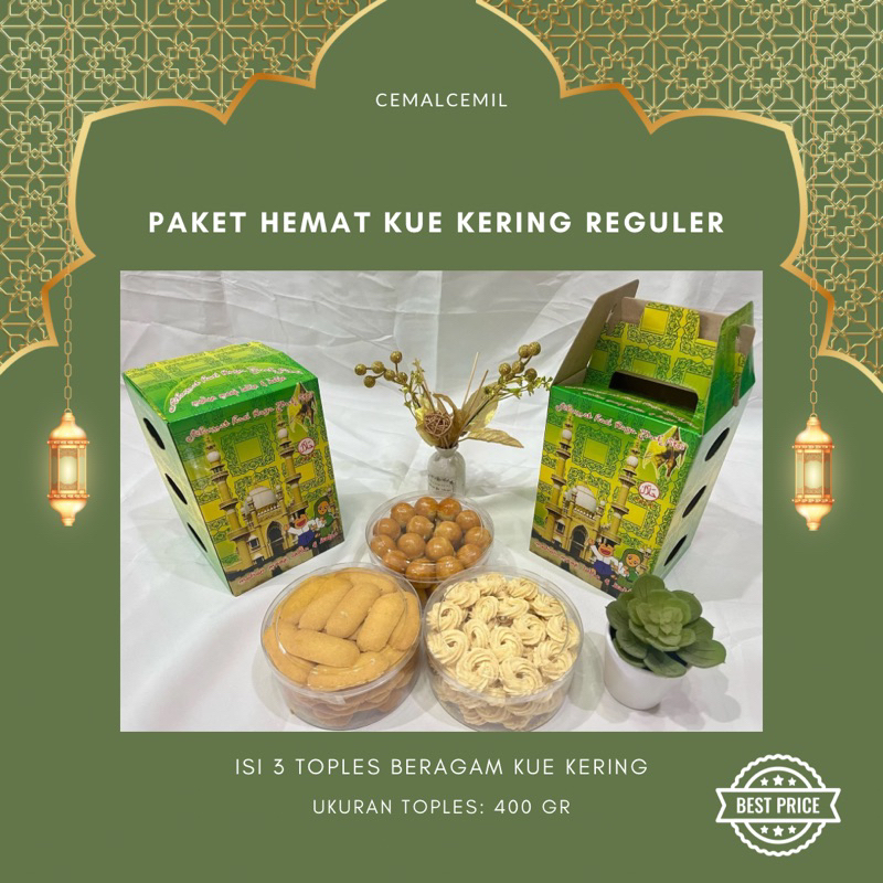 

Hampers Lebaran / Paket Kue Kering Reguler / Paket Kue Kering Murah / Kue Kering Lebaran